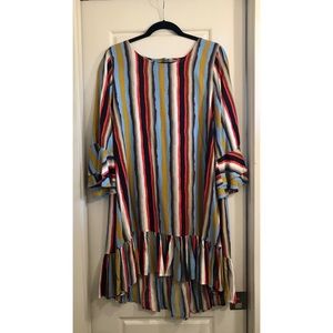 UNCLE FRANK striped tunic dress